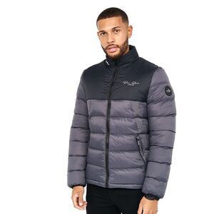 Born Rich Mens Lyden Oversized Puffer Jacket / Gray